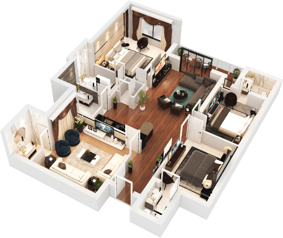 Type A — 3 Bedroom